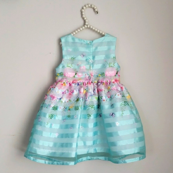 Easter / Spring Dress 12 - 18 Mo - Picture 4 of 7